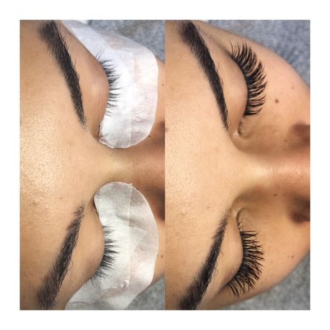 Before and after if eyelash extensions Lashes Extensions Aftercare, Lashes Extensions Removal, 0.07 Lash Extensions, Pre Made Fan Lash Extensions, Yy Lash Extension, Lash Extensions, Eyelash Extensions, Eye Mask, Eyelashes