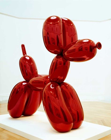 Damien Hirst | Gagosian Jeff Koons Balloon Dog, Koons Balloon Dog, Gallery Art Exhibition, Balloon Dog Sculpture, Red Sculpture, Tile Options, Jeff Koons, Damien Hirst, Dog Sculpture