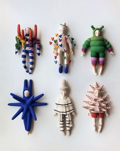 Sculptures Céramiques, Art Appliqué, Ceramics Pottery Art, Clay Art Projects, Vinyl Toys, So Creative, Diy Clay Crafts, Good Enough, Ceramic Sculpture