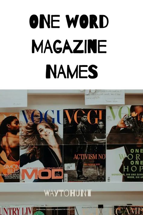 One Word Magazine names Magazine Names Ideas, Magazine Name Ideas, Magazine Names, Magazine Business, Time Tracker, Cool Magazine, Feature Article, Business Magazine, Fostering Children