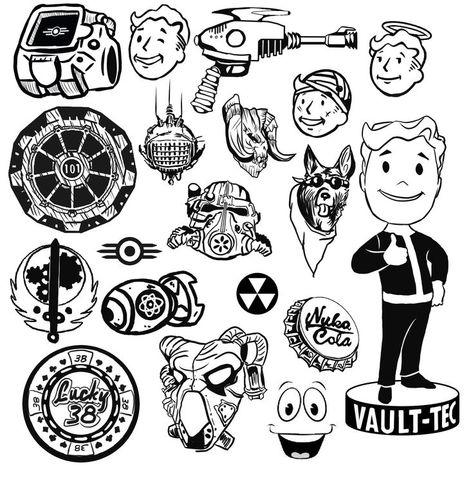 Follow me on instagram! @secaz.21 Game Flash Tattoo, Fallout Power Armor Tattoo, Small Fallout Tattoo, Resident Evil Flash Tattoo, Fallout American Traditional Tattoo, Fallout Traditional Tattoo, Fallout New Vegas Tattoo Ideas, Fallout Tattoo Design, American Patchwork Tattoo