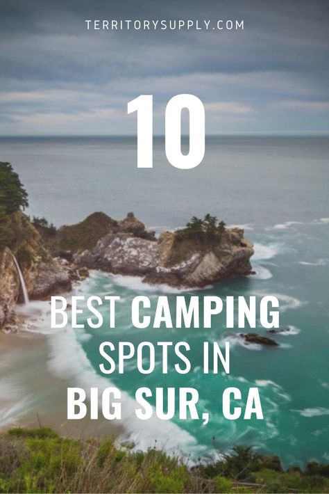 Big Sur Camping, Camping California, Rv Camping Tips, Travel Trailer Camping, California Camping, Best Campgrounds, Camping Destinations, Big Sur California, Family Camping Trip