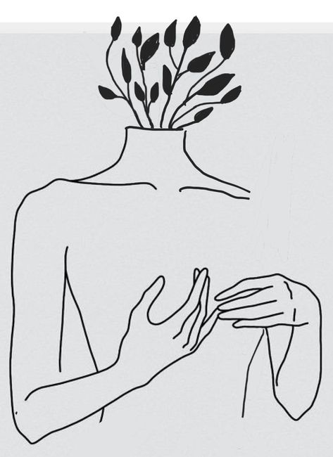 Human Flourishing Drawing Ideas, Plants Growing Out Of People Art, Growth Tattoos, Grow Mentally, Future Drawing, Growing Art, Workplace Learning, Background References, Plant Sketches