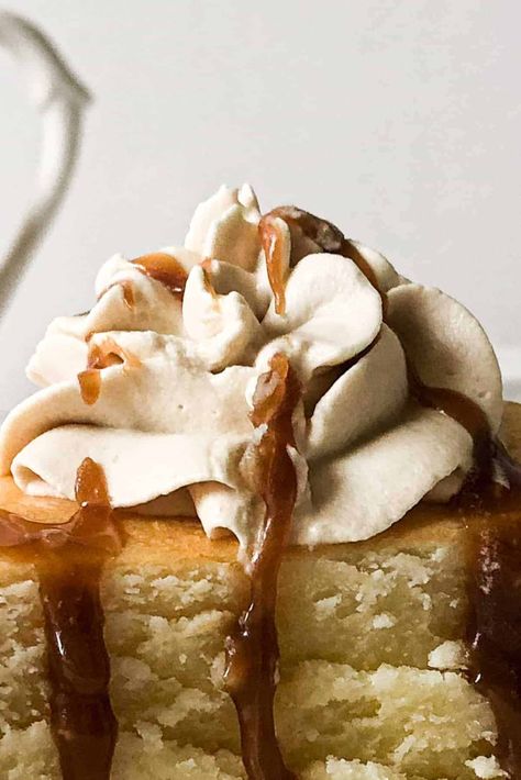 Brown Sugar Whipped Cream Salted Caramel Sauce, New York Cheesecake, Dessert Toppings, Dessert Ingredients, Caramel Sauce, Cream And Sugar, Other Recipes, Cheesecake Recipes, Heavy Cream