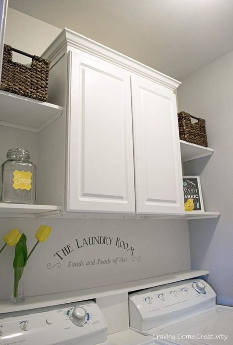 Closet Laundry Room Makeover, Budget Laundry Room Makeover, Casa Disney, Laundry Room Organization Storage, Laundry Room Storage Shelves, Mudroom Laundry, Small Laundry Room Makeover, Small Laundry Room Organization, Room Storage Diy