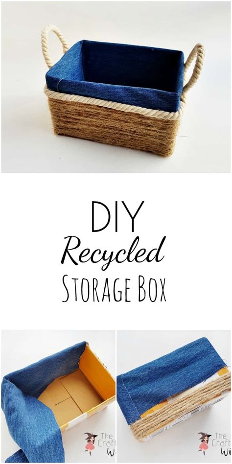 Cardboard Box Storage, Diy Storage Box, Shoe Box Diy, Cardboard Box Diy, Shoe Box Crafts, Recycle Cardboard Box, Recycling Storage, Box Project, Cardboard Crafts Diy