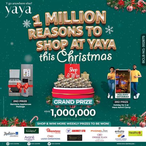 Christmas Raffle, Prize Draw, Free Tickets, Christmas Giveaways, Raffle Tickets, One Million, Customer Care, One In A Million, Festive Christmas