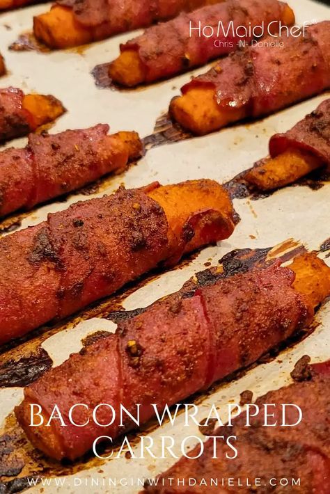 Side Dish Archives - Dining in with Danielle - Delicious Sides Carrots Wrapped In Bacon, Bacon Wrapped Carrots, Vegetarian Steak, Delicious Sides, Cabbage Steaks, Mini Appetizers, Cabbage Rolls Recipe, Bacon In The Oven, Dish Ideas