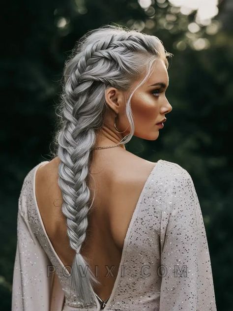 "Enchanting Halloween Hairstyles for the Ultimate Costume!" Bangs And Braids, Fall Hairstyles For Long Hair, Trendy Fall Hair Color, Braids For Women, Elegant Braids, Hairstyles Elegant, Halloween Hairstyles, Angular Face, Celestial Beings