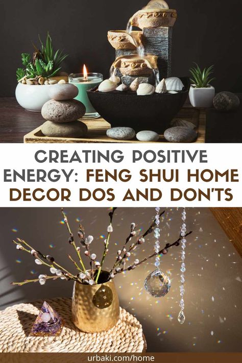 Are you ready to transform your home into a harmonious sanctuary filled with positive energy? Look no further than Feng Shui home decor! In this article, we'll delve into the dos and don'ts of decorating your space using symbolic items and colors to balance and harmonize your environment.rnrnWhether you're a Feng Shui enthusiast or new to the practice, understanding these principles will empower you to make better decisions and create a space that radiates auspicious energy. Join us as we... Feng Shui Bedroom Art, Feng Shui Entryway, Feng Shui Wealth Corner, Feng Shui Bathroom, Feng Shui Living Room Decor, Room Feng Shui, Feng Shui Tree, Feng Shui Living Room, Feng Shui Home