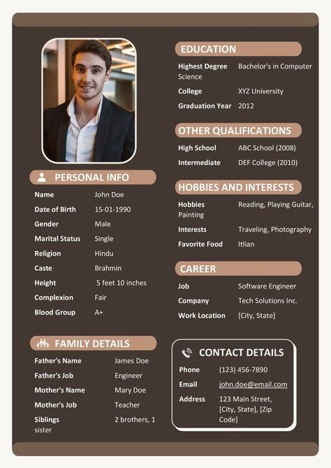 Format of Biodata for Marriage | Marriage Biodata Format Sample Biodata Format Download, Marriage Biodata Format, Bio Data For Marriage, Happy Dussehra Wishes, Biodata Format, Bio Data, Wallpaper Images Hd, File Format