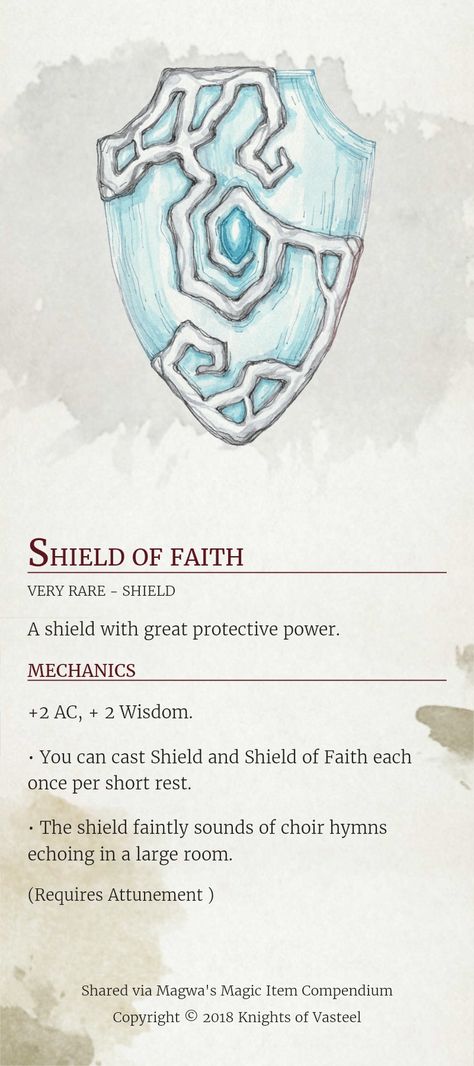 Dnd Magic Items For Clerics, Cleric Dnd Items, Dnd Magic Items Cleric, Dnd Armor Stats, Paladin Items Dnd, Magic Shield Dnd, Cleric Magic Items 5e, Dnd Magic Shield, Dnd Shield Homebrew