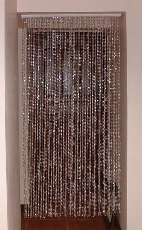 Cheap Room Dividers, Bead Curtains, Beaded Door Curtains, Aesthetic Interior Design, Door Beads, Separating Rooms, Beautiful Interior Design, Beaded Curtains, Cute Room Decor