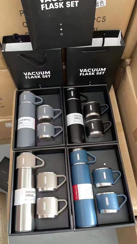 Vacuum Flask Set, Corporate Diwali Gifts, Business Promotional Gifts, Thermos Mug, Trendy Water Bottles, Gifts For Hubby, Flask Set, Flask Gift, Wedding Planning Decor