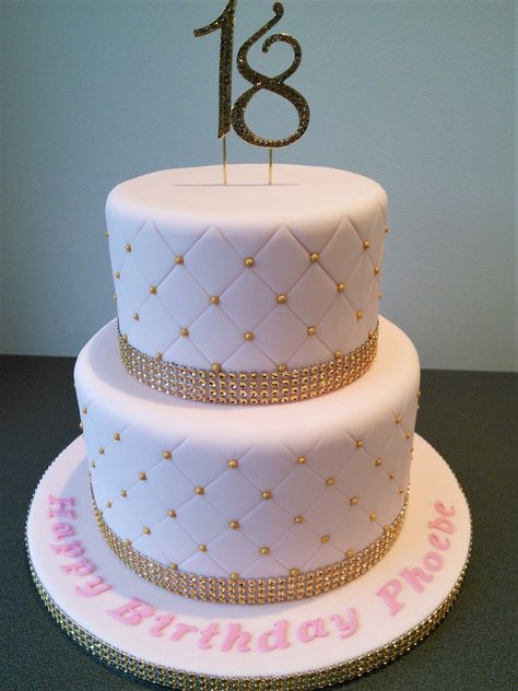 32+ Elegant Picture of 18 Birthday Cake - albanysinsanity.com Quilted Birthday Cake, 18th Birthday Cake Pink And Gold, Big Cakes Birthday, Cake 18th Birthday Girl, Cake For 18th Birthday Girl, Debut Cake 18th, Big Birthday Cakes, Pink And Gold Birthday Cake, 18th Birthday Cake Designs