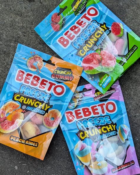 I hunted down the new @bebeto_uk freeze-dried sweets, and of course I got all the available varieties 😄 Peach rings and watermelons are hands down the best jellies, so I was curious how they'd work in a crunchy form. I have to say it's a bit of a weird experience! We agreed that the peach rings are the best, followed by the watermelons. Not too fussed about the freeze-dried marshmallows though, they felt all wrong and we'll be sticking to the normal soft ones 😅 Have you tried these yet? F... Dried Marshmallows, Freeze Dried, Peach Rings, Have You Tried, Marshmallows, You Tried, Jelly, Watermelon, Frozen