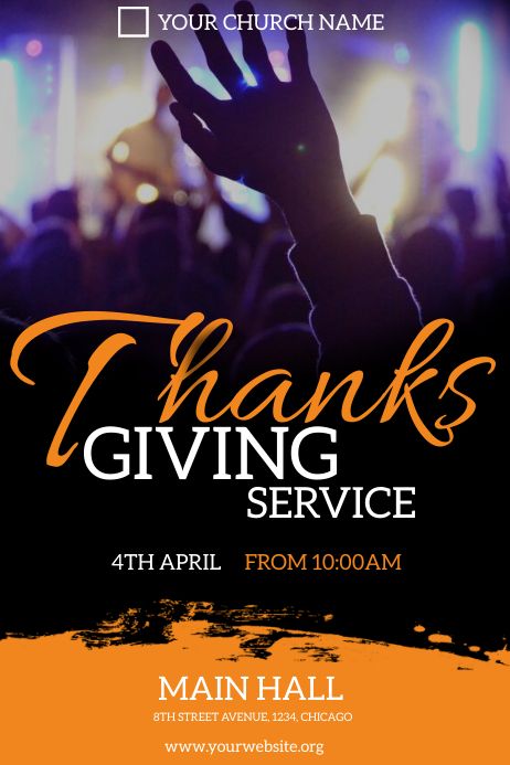 1,950+ customizable design templates for ‘thanksgiving service’ Thanksgiving Flyer Design Background, Church Thanksgiving Background, Thanksgiving Service Flyer Design, Thanksgiving Church Flyer, Sunday Service Poster, Church Poster Ideas, Thanksgiving Fonts, Thanksgiving Sunday, Church Background