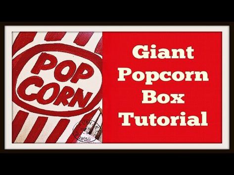 How To Make Giant Popcorn Boxes, Popcorn Balloon Arch, Popcorn Balloons, Popcorn Box Diy, Popcorn Balloon, Popcorn Theme, Popcorn Cupcakes, Diy Popcorn, Movie Theater Popcorn