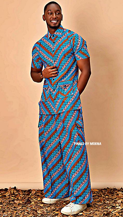 Smully Wear by Joseph Aggrey Cobbina : Ghana GTP Ankara Street Wear, Ankara Styles Men, Ankara Styles For Men 2024, Afro Clothing, Venda Traditional Attire, Ankara Style For Men, Guitar Photoshoot, Afro Clothes, African Suits