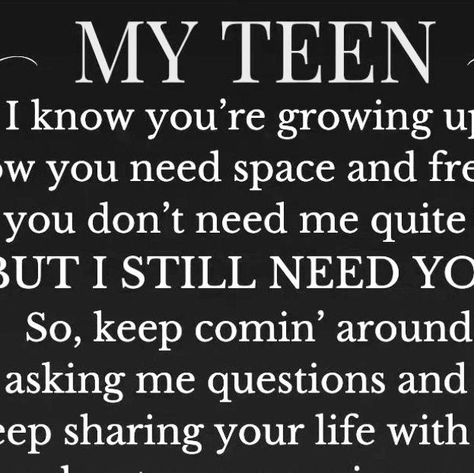 Hey Mom by Carol Moore | Parenting Teenagers Advocate on Instagram: "I still need you! 💙 @raisingteenstoday #momlife #moms #motherhood #parentingteens #parenting #teens #teenagers #kids #boymomlife" Teenage Attitude Quotes Mom, Teen Parenting Quotes, Raising Teenager Quotes, Teenage Daughter Quotes, Carol Moore, Parenting Teenagers Quotes, Parenting Teens Humor, Raising Teenagers, Parenting Teenagers