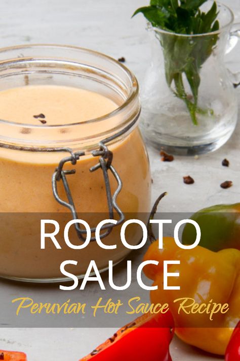 Peruvian Hot Sauce, Rocoto Sauce Peruvian, Recipe With Cheese, Unique Sauces, Pepper Sauce Recipe, Peruvian Dishes, Chicken Potato, Peruvian Cuisine, Peruvian Food