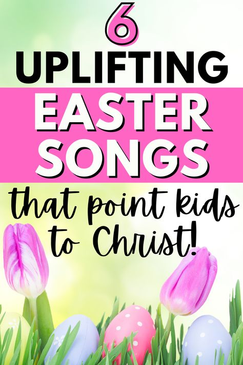 Easter Songs For Preschoolers, Kids Praise Songs, Easter Songs For Kids, Easter Story For Kids, Easter Speeches, True Meaning Of Easter, Bible Songs For Kids, Sunday School Songs, Easter Songs