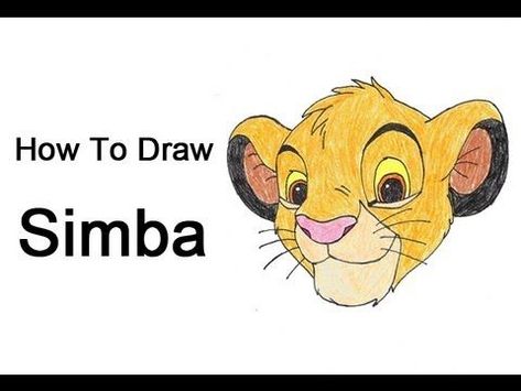 How to Draw Simba (Lion King) Drawings step by step for kids #drawingsstepbystepforkids Drawing ideas #drawingideas Drawing ideas for kids #drawingideasforkids 3.449 How To Draw Simba, Christmas Drawings For Kids, Simba Lion King, Drawing Ideas For Kids, Lion King Drawings, Simba Lion, Lion Drawing, Easy Drawings For Beginners, Easy Cartoon Drawings