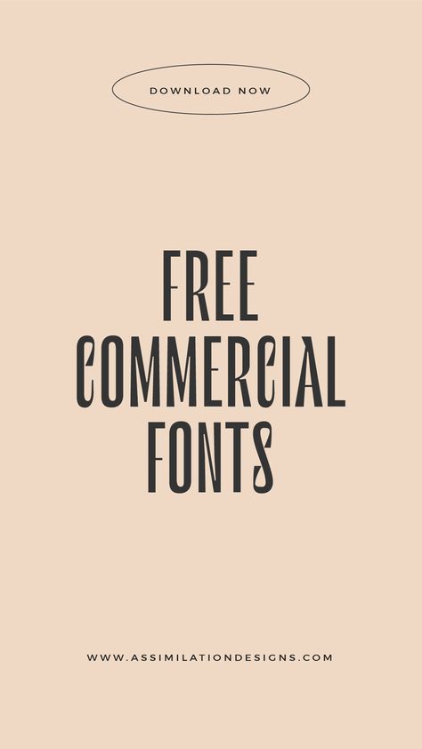 Free Commercial Fonts - Assimilation Designs Free For Commercial Use Fonts, Free Font Commercial Use, Commercial Free Fonts, Free Display Fonts, Blog Fonts, Font English, Free Fonts For Commercial Use, Best Fonts For Logos, Font Love