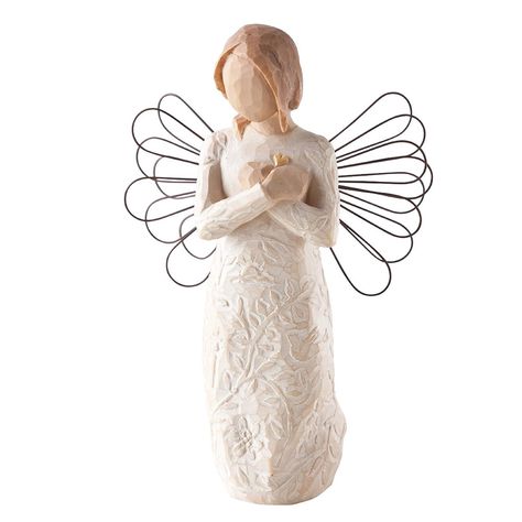 Best Bereavement Gifts: Willow Tree Figurines for Remembrance Angel Figurines Collectible, Willow Tree Figures, Willow Tree Angels, Tree Angel, Willow Tree Figurines, Angel Tree, Tree Sculpture, Small Candles, Angel Figurines