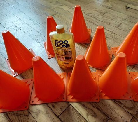 Wooden Candy Corn, Diy Wallpaper Headboard, Mummy Diy, Wine Picnic Table, Mini Pallet Coasters, Candy Corn Crafts, Goo Gone, Candy Corn Decorations, Wine Picnic