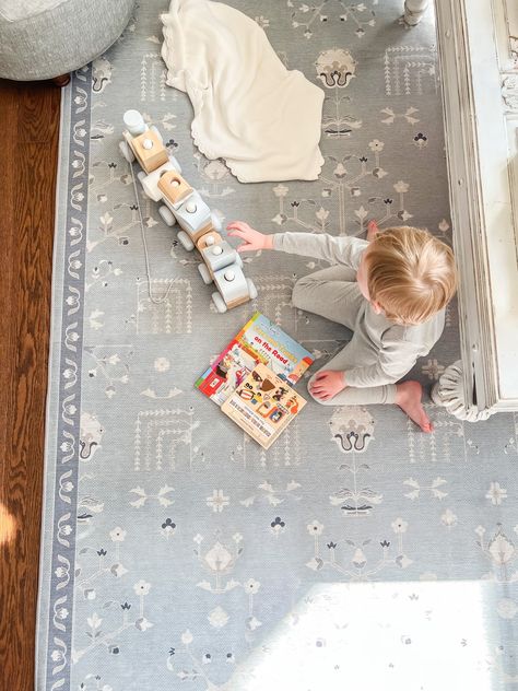 washable rug Blue Washable Rug, Washable Nursery Rug, Tumble Washable Rugs, Baby Rugs Nurseries, Ruggable Nursery Rug, Rugs For Boys Room, Boys Nursery Rug, Playroom Area Rug, Toddler Bedroom Rug