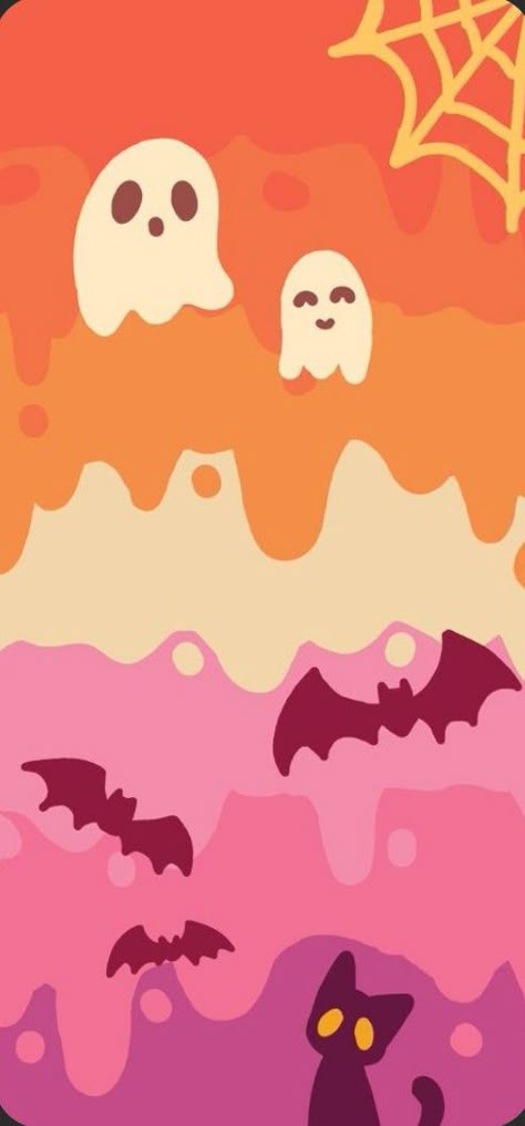 Lesbian Halloween, Lesbian Wallpaper, Genos Wallpaper, Lesbian Flag, Lesbian Art, Lgbt Art, Queer Art, Cool Wallpapers Art, Dessin Adorable