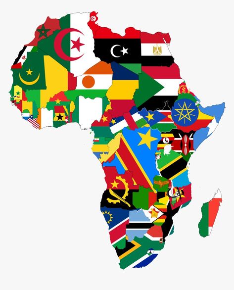 All Country Flags, Africa Day, Map Of Africa, Africa Flag, Countries And Flags, Afrique Art, Africa Destinations, Country Maps, Africa Map