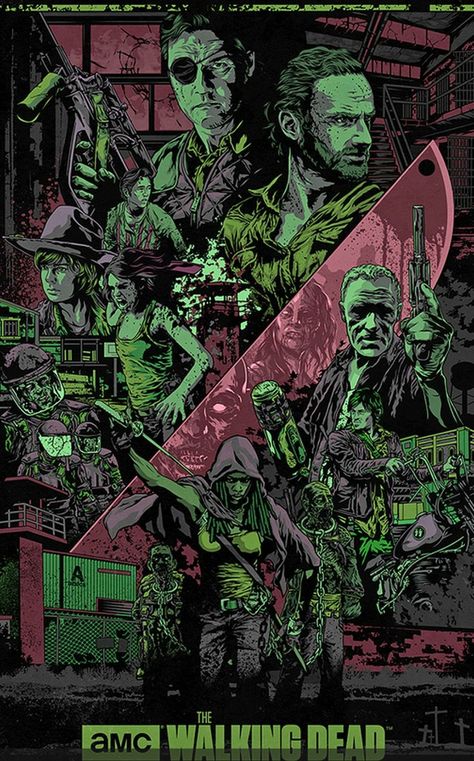 The Walking Dead Movie, Walking Dead Poster, Twd Art, The Walking Dead Poster, Mondo Posters, Walking Dead Art, The Walking Dead Tv, Dead Zombie, Fear The Walking