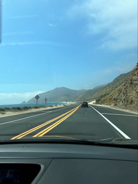 Pch Drive Aesthetic, Pch Highway, Malibu Aesthetic, Highway Aesthetic, Aesthetic Driving, Driving Aesthetic, Pacific Coast Highway Road Trip, Cali Trip, Pacific Highway