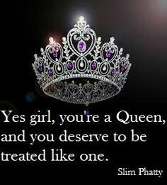 Yes girl, you're a Queen and you deserve to be treated like one. Gabrielle Bernstein Quotes, Queen Quotes Boss, Crown Quotes, Self Respect Quotes, Respect Quotes, Queen Of Everything, Badass Quotes, I Am A Queen, Queen Quotes