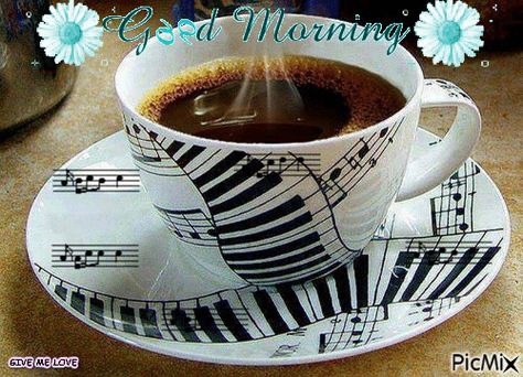 picmix.com saturday morning gifs | GOOD MORNING - PicMix Morning Music, Coffee Gif, Coffee Pictures, Good Morning Coffee, A Cup Of Coffee, Chocolate Coffee, Coffee Love, Coffee Quotes, Coffee Recipes