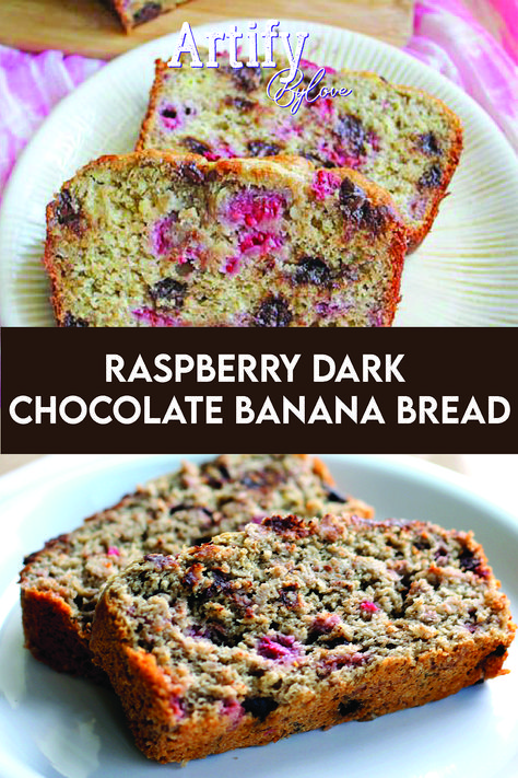 For when you need a little something more in your banana bread! Raspberry Dark Chocolate, Dark Chocolate Banana, Chocolate Banana Bread, Chocolate Banana, Easy Recipe, Bread Recipes, Dark Chocolate, Banana Bread, Raspberry