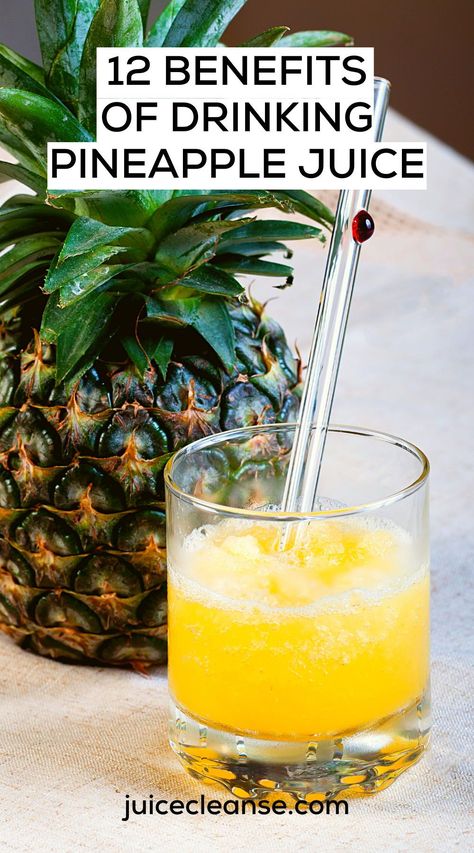 What happens if you drink pineapple juice everyday | benefits of pineapple juice for skin | when is the best time to drink pineapple juice | drinking pineapple juice before bed Benefits Of Pineapple Juice, Pineapple Juice Benefits, Health Benefits Of Pineapple, Benefits Of Pineapple, Pineapple Diet, Eating Pineapple, Pineapple Detox, Pineapple Health Benefits, Pineapple Benefits