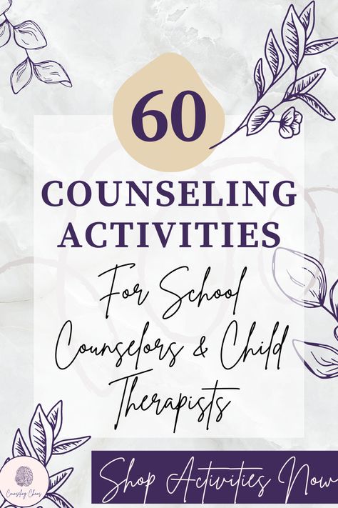 If you are looking for therapy and counseling activities to use for elementary school, check out these resources. Counseling Chaos has resources for School Counselors, School Social Workers, and Child Therapists. Counseling Chaos has different resources for low prep activities perfect for therapists to use. Browse Our Resources Now! Teenage Counselling, School Counselor Activities Middle, Social Awareness Activities, Comprehensive School Counseling Program, Self Esteem Building Activities, What Does A School Counselor Do Lesson, Child Therapy Activities, Cbt Activities, Solution Focused School Counseling