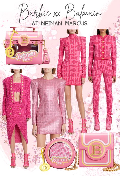 Barbie xx Balmain Fashion and Outfits - Barbie Inspired Clothing - Barbie Balmain Collaboration Barbie Balmain, Balmain Fashion, Pink Tweed, Denim Essentials, Fall Denim, Trendy Fashion Outfits, Barbie Clothes, Barbie Fashion, Get Dressed