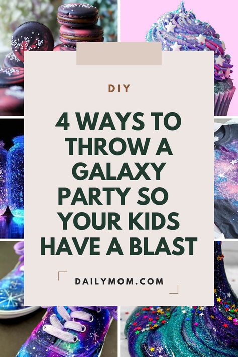 Galaxy Birthday Games, Galaxy Party Game Ideas, Stellar Birthday Party, Galaxy Birthday Party Activities, Planetarium Birthday Party, Galaxy Bday Party Ideas, Galaxy Unicorn Birthday Party, Creative Galaxy Birthday Party, Galaxy Sleepover Party