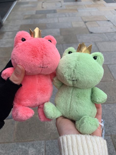 Jellycat frog froggy plushie cute aesthetic coquette cottagecore Matching Jelly Cats For Best Friends, Duo Jelly Cats, Matching Stuffed Animals, Matching Jelly Cats Duo, Matching Jellycats, Matching Jelly Cats, Cosmo E Wanda, You Are My Moon, Jellycat Stuffed Animals