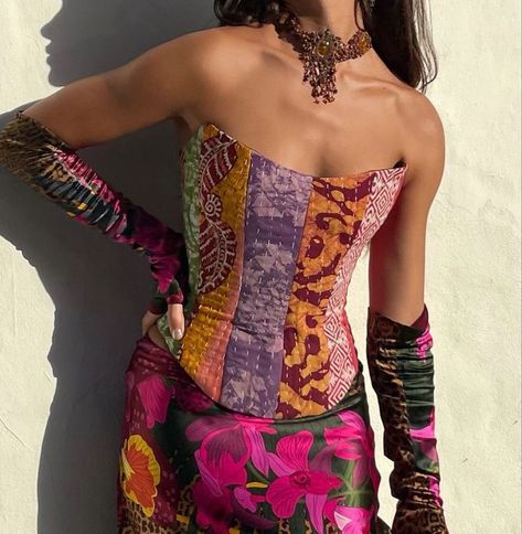 Corset Fashion, Traditional Indian Outfits, Upcycled Clothing, Upcycled Fashion, Fashion Attire, Light Academia, Upcycle Clothes, Fashion Sewing, Indian Outfits