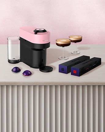 Vertuo Pop+ Cheers to Pink Espresso Martini Bundle | Nespresso USA Luxury Coffee, Coffee Espresso, Premium Coffee, Espresso Martini, Espresso Machines, Wedding Registry, Espresso Coffee, Pink Candy, Coffee Bar