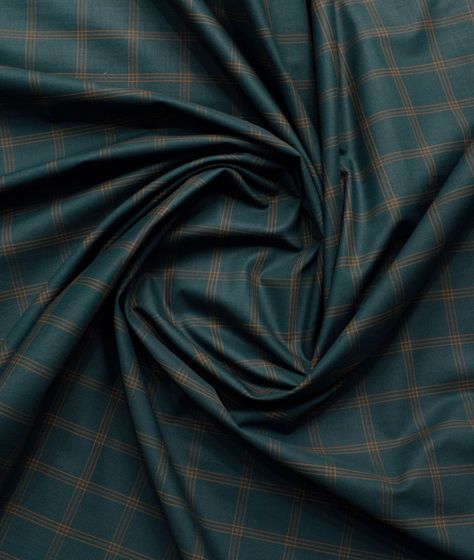 Siyaram's Men's Poly Cotton Checks  Unstitched Wrinkle Free Shirting Fabric (Dark Pine Green) Cotton Linen Trousers, Shirting Fabric, Half Sleeve Shirts, Green Brands, Pine Green, Suit Fabric, Linen Trousers, Wrinkle Free, Shirt Sale