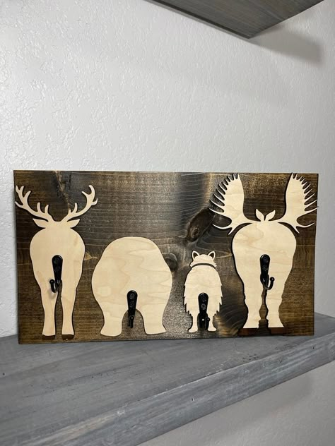 #babyboyroom #nurseryroom Hunting Nursery Theme Boy, Hunting Themed Bedroom, Wildlife Nursery, Moose Nursery, Hunting Nursery, Moose Animal, Woodland Room, Playroom Signs, Hunting Room