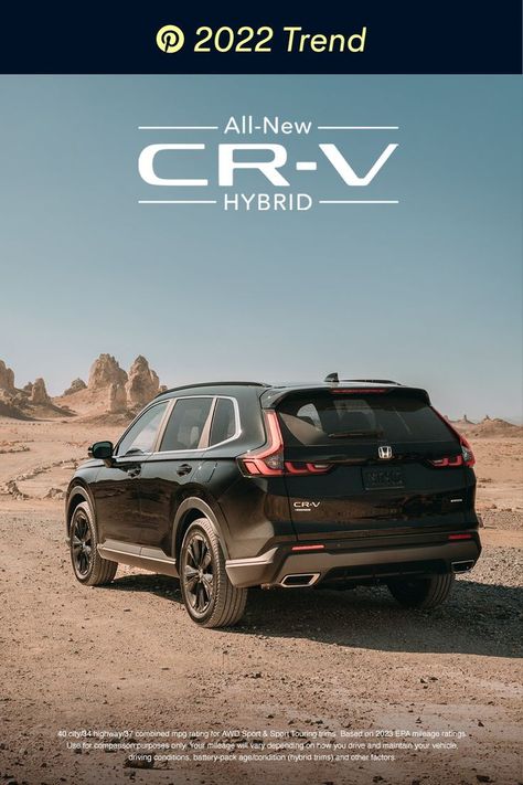 The ever-capable and fuel-efficient Honda CR-V Hybrid is the perfect companion for adventure. Car Deco, Toyota Land Cruiser Prado, Go The Distance, Thigh High Boots Heels, Sport Touring, Compact Suv, Dance Workout Videos, Car Hacks, Hybrid Car