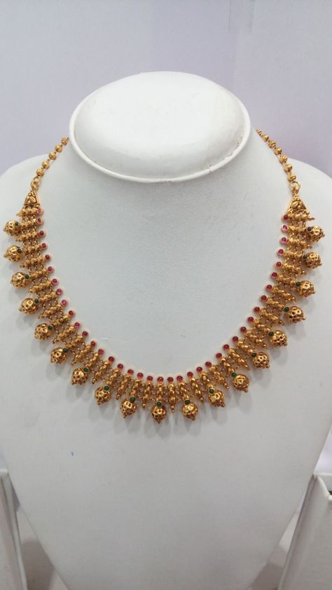 Bride Jewelry Gold, Diy Necklace Ideas, Necklace Designs Gold, Gold Necklace Design, Make Your Own Necklace, Women Gold Necklace, Ruby Necklace Designs, Neck Pieces Jewelry, Antique Necklaces Design