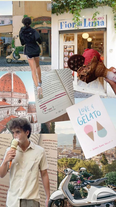 Love Gelato, Gelato Italy, Love And Gelato, Bullet Journal Quotes, Summer Books, Fan Book, Inspirational Books, Book Of Life, Book Characters